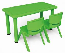 QX-194F  幼儿园塑料2人桌